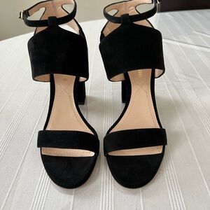 NIB Nicholas Kirkwood Elegant Black Suede Women's Sandals, Size 6